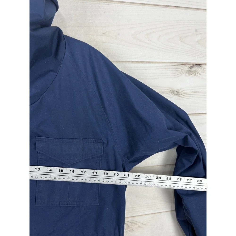 Vintage Frostline Kit Jacket Mens Small Blue Hooded Nylon Ski Parka 70s Outdoor